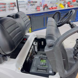 USED 2+2 CLUB CAR PRECEDENT 2022 W/ LITHIUM BATTERY, STEREO + SOUNDBAR golf cart gift ideas